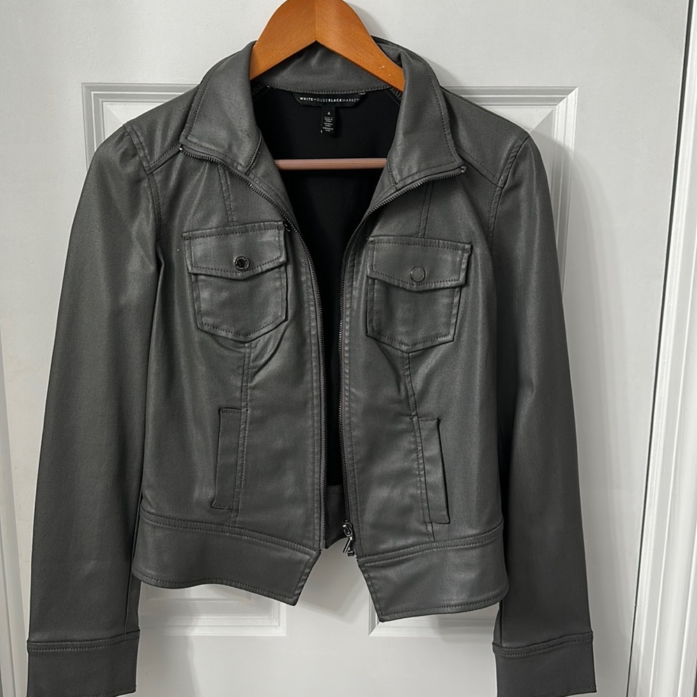 GreyWax coated denim jacket.